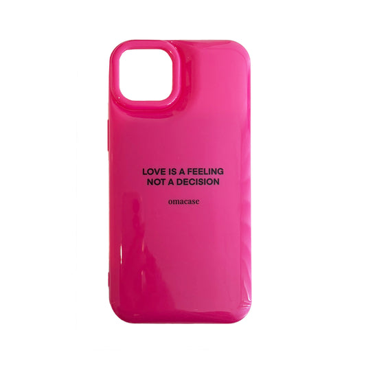 LOVE Puff Phone Case - PINK